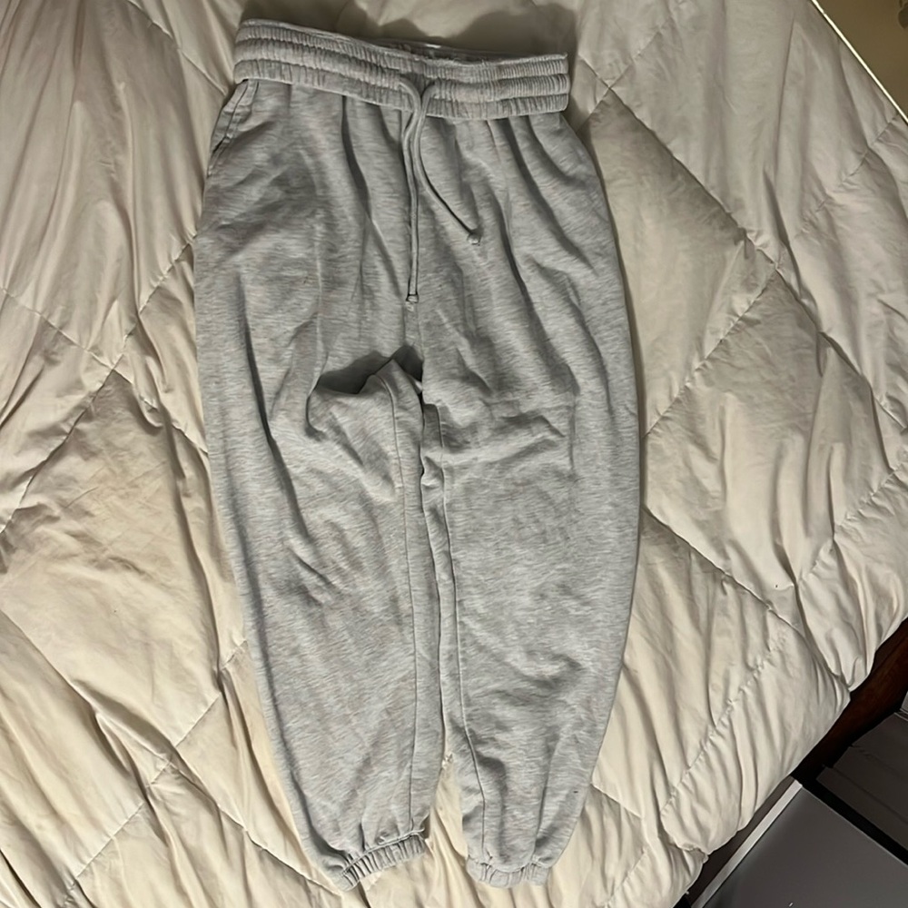 Grey sweatpants